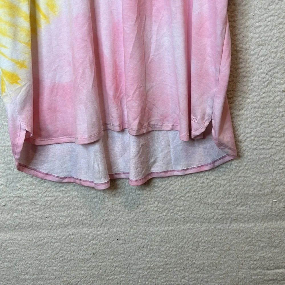 Crown & Ivy Womens tie-dye stretch tunic length top blouse oversized 3X PLUS - Picture 5 of 9